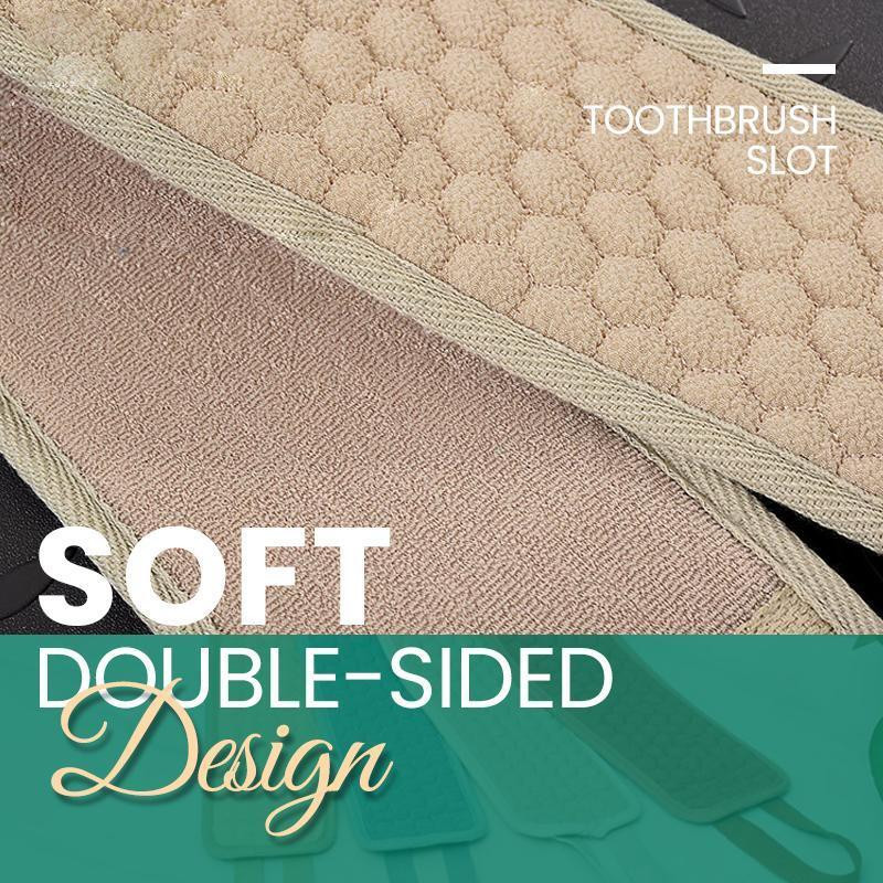 Dušas pīlings muguras skruberis vannas jostas dvieļu bumbiņas cimds dziļi dubļi tīra korejiešu ķermeņa mazgāšanas lupatiņa japāņu aizmugures skrubja vilkšanas siksna