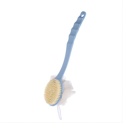 2u1 četka za kupanje s kuglicom za kupanje i čekinjama Piling za tijelo Duga ručka Masaža tijela za leđa Tuš SPA alat za čišćenje s pjenom