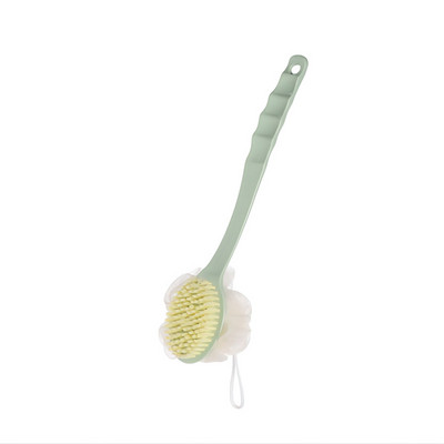 2u1 četka za kupanje s kuglicom za kupanje i čekinjama Piling za tijelo Duga ručka Masaža tijela za leđa Tuš SPA alat za čišćenje s pjenom