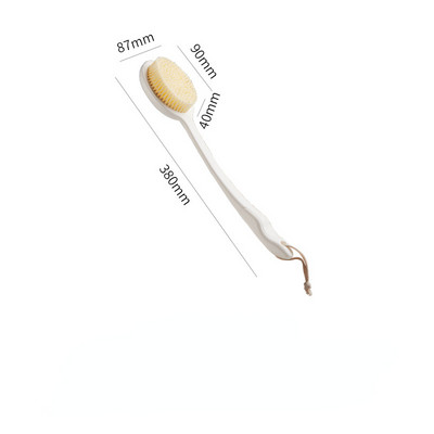 Vonios kūno šepetėliai ilgomis rankenomis vonioje šveičiamasis artefaktinis šveičiamasis masažuoklis su minkštų plaukų maudymosi nugaros šepečiu pėdų šlifuokliu