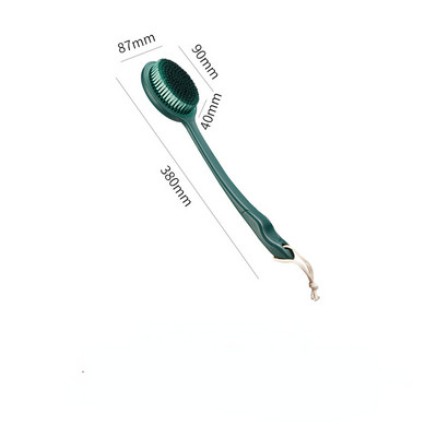 Vonios kūno šepetėliai ilgomis rankenomis vonioje šveičiamasis artefaktinis šveičiamasis masažuoklis su minkštų plaukų maudymosi nugaros šepečiu pėdų šlifuokliu