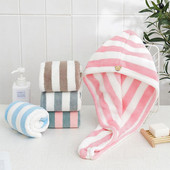 Magic Microfiber vannirätik Juuksetriibud Kuivad Kiiresti kuivav Daami Vannirätik Pehme Dušš Naisele Mees Turban Wrap Vann A1e2