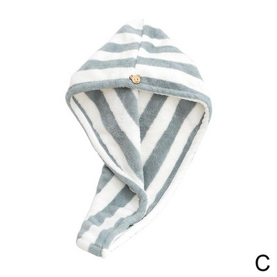 Magic Microfiber vannirätik Juuksetriibud Kuivad Kiiresti kuivav Daami Vannirätik Pehme Dušš Naisele Mees Turban Wrap Vann A1e2