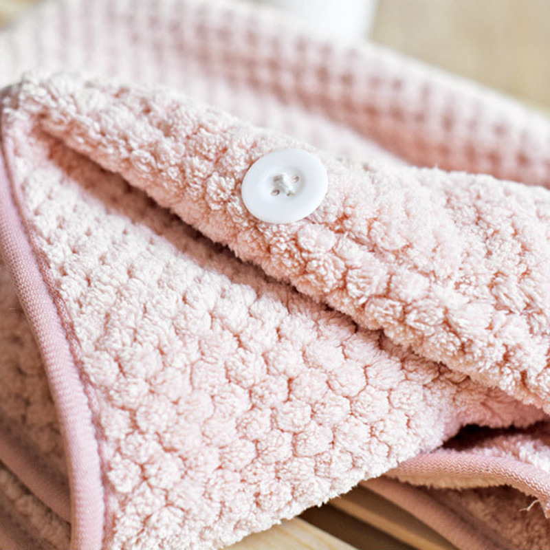 Matu žāvēšanas cepure Ātra vannas dvielis matu žāvēšana dušas cepure Mīksta galvas ietīšanas turbāna cepure mājsaimniecības vannas dekorēšanai