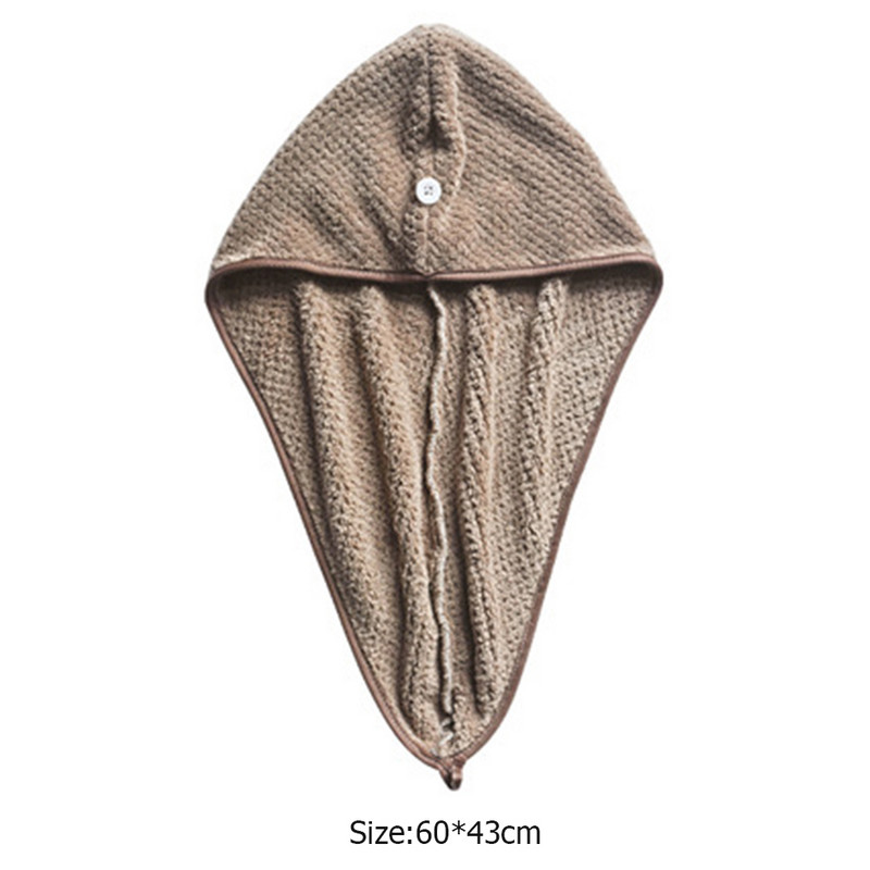 Matu žāvēšanas cepure Ātra vannas dvielis matu žāvēšana dušas cepure Mīksta galvas ietīšanas turbāna cepure mājsaimniecības vannas dekorēšanai