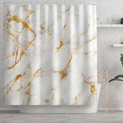 Dekoracija doma Kupaonska zavjesa Protuklizni tepih s cvijećem za WC Mramorni ispis Kupaonska prostirka Set upijajućih WC tepiha u obliku slova U