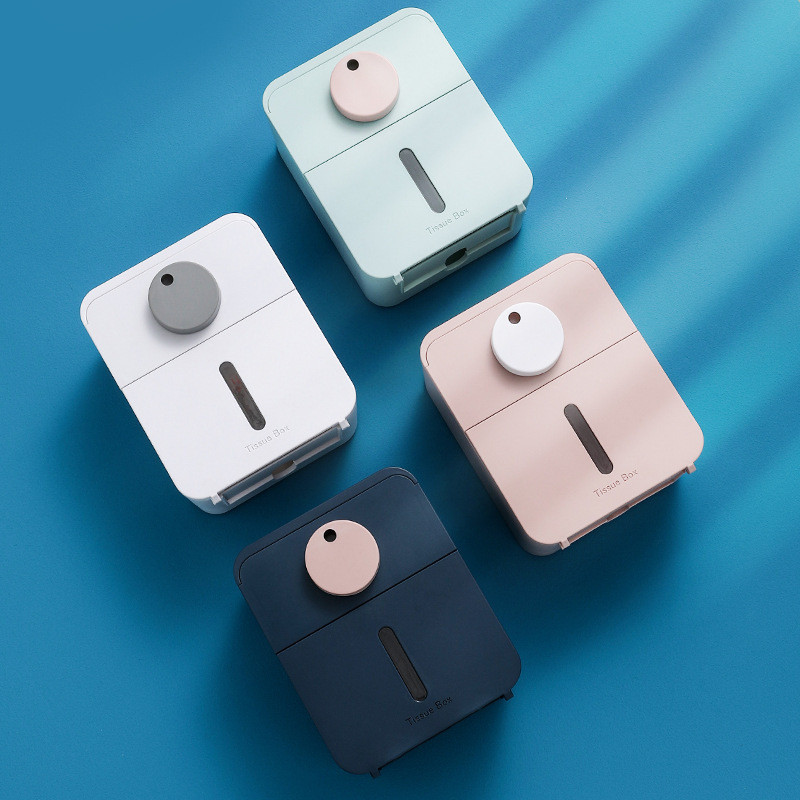 Jauns radošs tualetes papīra turētājs vannas istabai, pie sienas stiprināms ūdensnecaurlaidīgs daudzfunkciju tualetes turētājs, bezmaksas štancēšanas tualetes piederumi