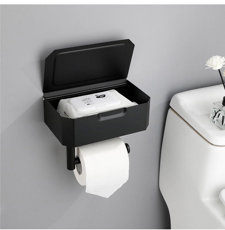 Držač toaletnog papira za montiranje na zid Dodaci za kupaonske maramice Držači za stalak Samoljepljive kuhinjske role Dodatak za papir za bušenje