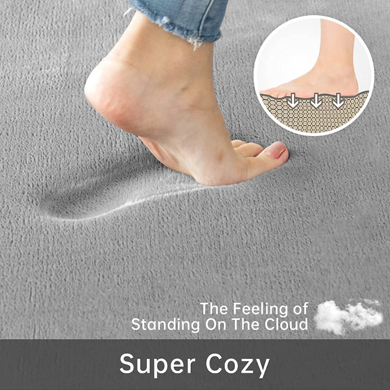 3 vonios kilimėlių rinkinys Minkštas neslystantis dušo kambario kilimai Super sugeriantis putplastis Virtuvė Svetainės durų kilimėlis namų dekoras