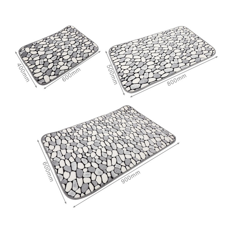 Prostirka za kupaonicu Bočni tepih za kadu Neklizajući upijajući otirač za kupaonicu Mekani koraljni baršun Ofsetni tisak Kupaonski pribor