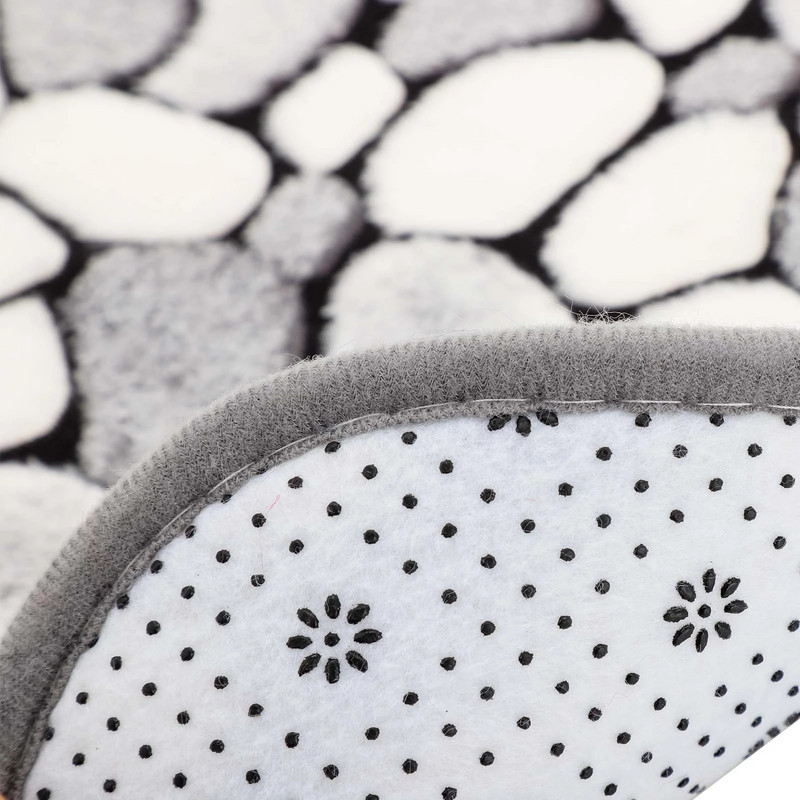 Prostirka za kupaonicu Bočni tepih za kadu Neklizajući upijajući otirač za kupaonicu Mekani koraljni baršun Ofsetni tisak Kupaonski pribor