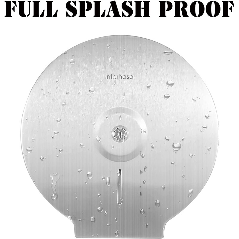 304 Nerūsējošā tērauda tualetes papīra dvieļu dozators sienas stiprinājums Jumbo roll tualetes salvešu papīra dozators tualetes papīra taustiņu slēdzene