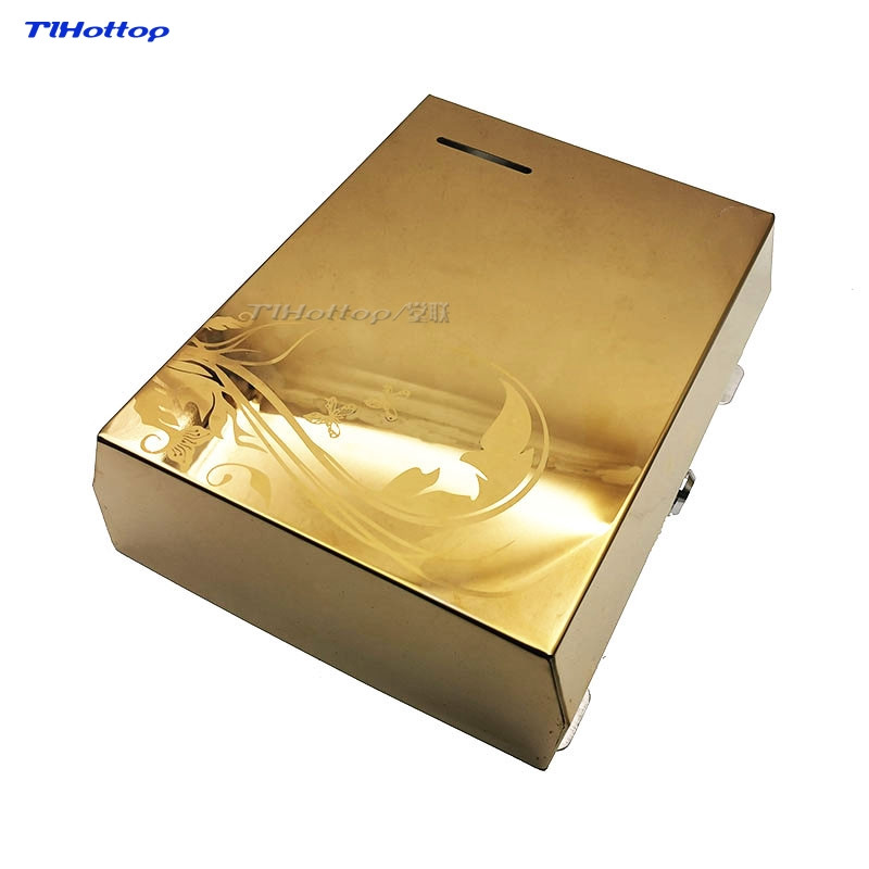 T zlatni leptir dozator papirnatih ručnika od nehrđajućeg čelika Kupaonica Hotel WC Držač dozatora papira za ruke Kutija za papirnate maramice