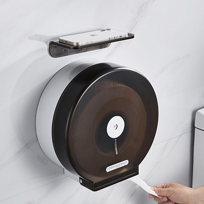 Vannas istabas papīra dvieļu dozators salvešu dozators ar plauktu pie sienas piestiprinātu papīra turētāju Tualetes papīra kastes perforators bez maksas komerciālai lietošanai