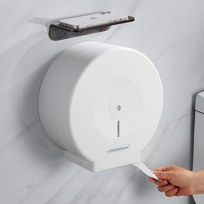 Vannas istabas papīra dvieļu dozators salvešu dozators ar plauktu pie sienas piestiprinātu papīra turētāju Tualetes papīra kastes perforators bez maksas komerciālai lietošanai