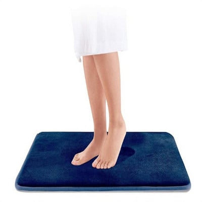 Prostirka za kupanje od memorijske pjene Protuklizni tepih za tuširanje Mekana podloga za noge Ukrasna zaštita za pod Upijajuća kupaonska prostirka za brzo sušenje 1 kom