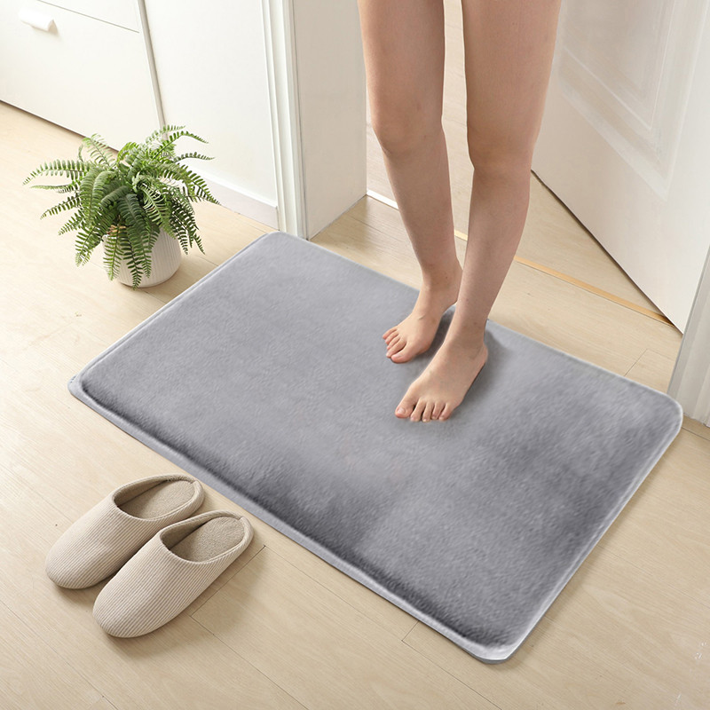 Memory Foam vannas paklājs Pretslīdes dušas paklājs, mīksts pēdu paliktnis, grīdas aizsargs, absorbējošs, ātri nožūstošs vannas istabas paklājs 1 gab.