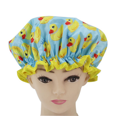 Visokokvalitetne poliesterske satenske dvoslojne kape za tuširanje za žene koje se mogu ponovno koristiti, 26 dostupnih artikala