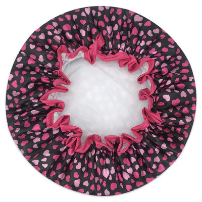 Visokokvalitetne poliesterske satenske dvoslojne kape za tuširanje za žene koje se mogu ponovno koristiti, 26 dostupnih artikala