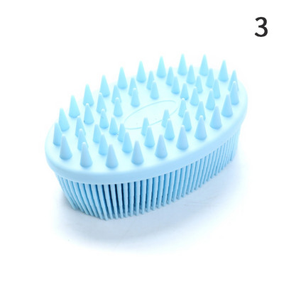 Perie de corp din silicon Burete de duș pentru bebeluși Masaj uscat Prosop de baie pentru corp Scrubber silicon Scrubber pentru spate