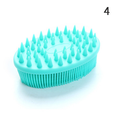 Perie de corp din silicon Burete de duș pentru bebeluși Masaj uscat Prosop de baie pentru corp Scrubber silicon Scrubber pentru spate