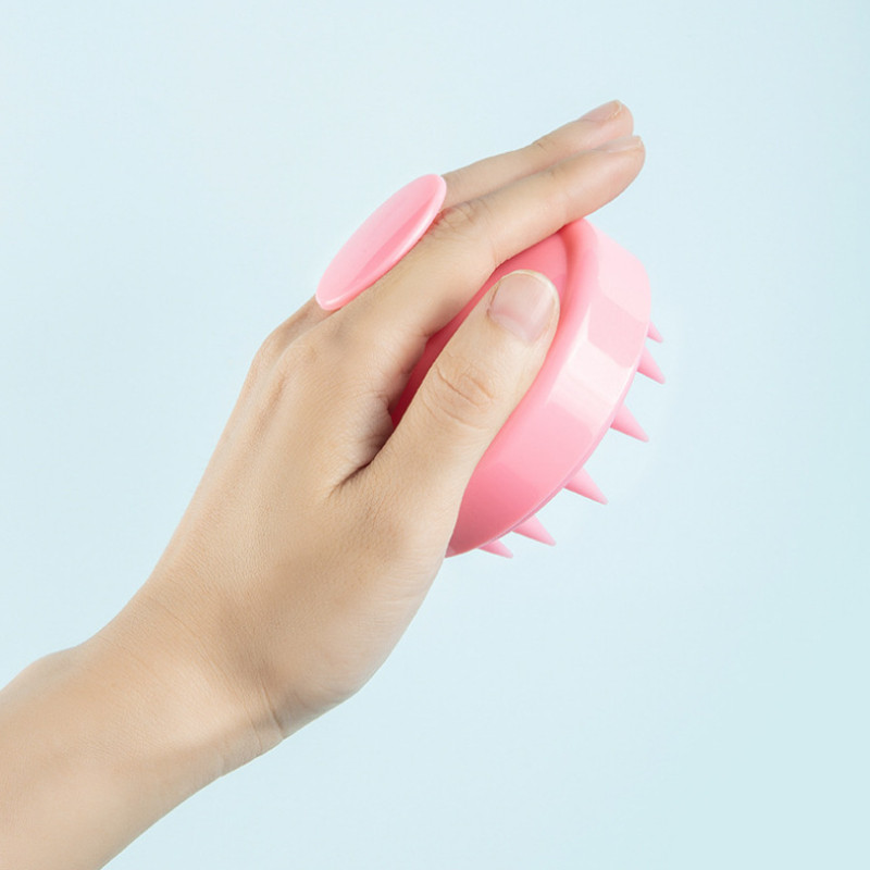 Galvas ādas masāžas ķemmes matu masāžas ķemmes šampūns, mīksts silikons tīrīšanas birstes, mitras un sausas skruberis mājsaimniecības dušas ķemmes