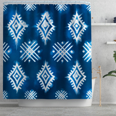 Prostirka za kupaonicu i set vodootpornih zavjesa za tuširanje Kupaonski tepih s ispisom cvijeća Microsoft WC prostirka Set protivkliznih podnih tepiha