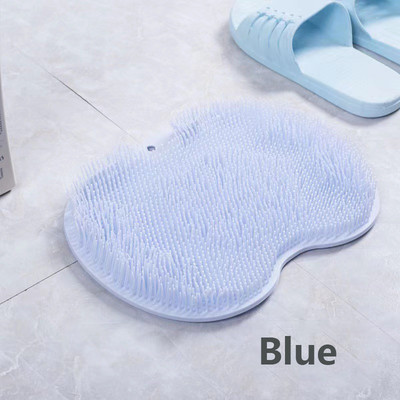 TPR dušas muguras masāžas skrāpis tīrīšanas birste pēdu mazgāšanas paklājs Daudzfunkcionāls ķermeņa skruberis sienu paklājiņš pēdu ķermeņa peldēšanas rīks