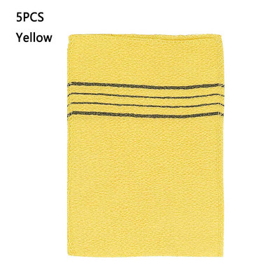 1/3/5 kom Korejski azijski piling krpa za kupanje Piling za tijelo Krpe za tuširanje Krpe za pranje mrtve kože Alat za čišćenje ručnika Dvostrani