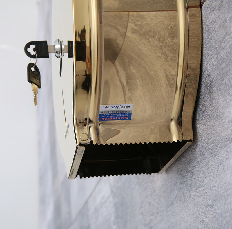 Interhasa! Zidna rola maramica od nehrđajućeg čelika 304 dozator držač rolne toaletnog papira kutija za maramice hotelski kupaonski pribor