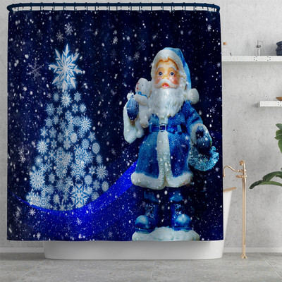 Karikatūra Moderns Ziemassvētku vannas paklājs Vannas istabas paklāju paklāju komplekts Ziemassvētku mājas dekors Tualetes sēdekļa pārklājs Paklājiņš Vannas istabas paklājs