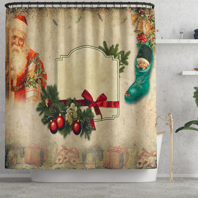 Karikatūra Moderns Ziemassvētku vannas paklājs Vannas istabas paklāju paklāju komplekts Ziemassvētku mājas dekors Tualetes sēdekļa pārklājs Paklājiņš Vannas istabas paklājs