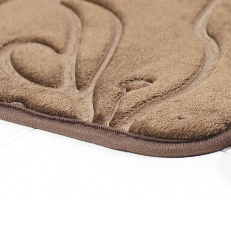 Zeegle 2gab/komplekts Vannas paklājiņš Absorbējošs vannas paklājs Vannas istabas grīdas paklāji Neslīdošs Vannas istabas paklājs Vannas paklājs Absorbējošs vannas istabas paklājs