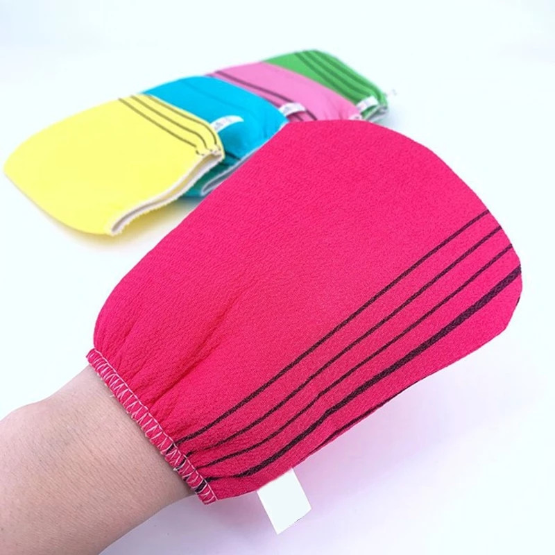 Dvostrani ručnik Korejski piling krpa za kupanje Tuš Spa piling Dvostrana rukavica za kupanje Alat za čišćenje tijela Ugodan tuš