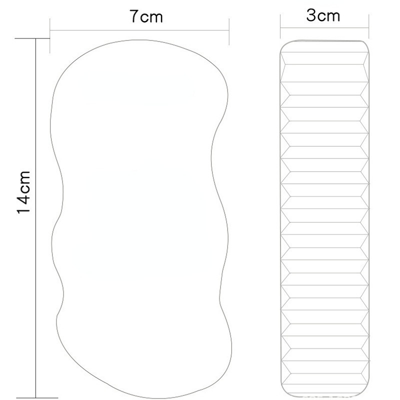 Izturīgi divpusējie vannas sūkļi pīlings ķermeņa skruberis atmirušās ādas noņemšanai mīkstas masāžas dušas vannas tīrīšanas rīki