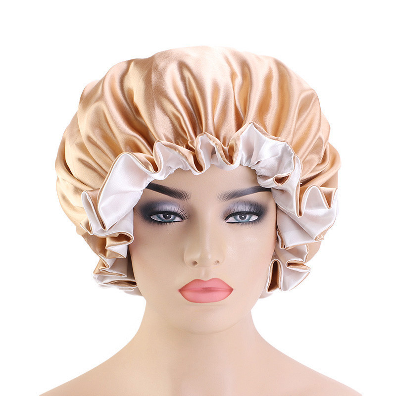 Bonnet Satin Cheveux Nuit New Women Bonnet En Silky Bonnet Sleep Night Cap Pokrivalo za glavu Šešir šešir za za kovrčavu proljetnu kosu
