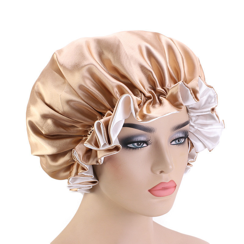 Bonnet Satin Cheveux Nuit New Women Bonnet En Silky Bonnet Sleep Night Cap Pokrivalo za glavu Šešir šešir za za kovrčavu proljetnu kosu