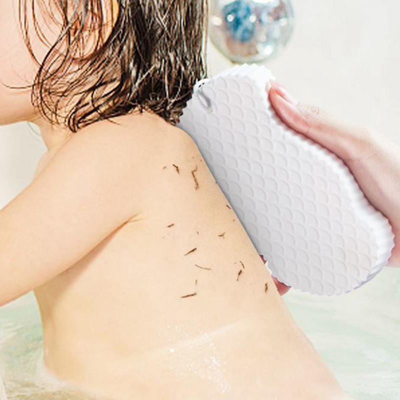 1Gb pīlings vannas sūklis ķermeņa skruberis zīdaiņiem pieaugušajiem vannas skrubis sūklis dušas birste Ādas tīrīšanas līdzeklis mirušās ādas noņemšanai