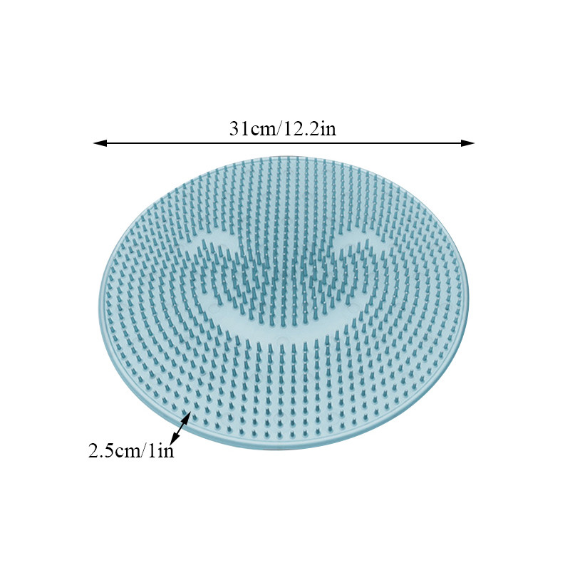 Silikona masāžas suka Vannas paklājiņš pēdu vannas masāžas birstes Vannas istabas piederumi Tīrīšanas instrumenti Masāžas paklājiņš Mājsaimniecības bezmaksas piegāde