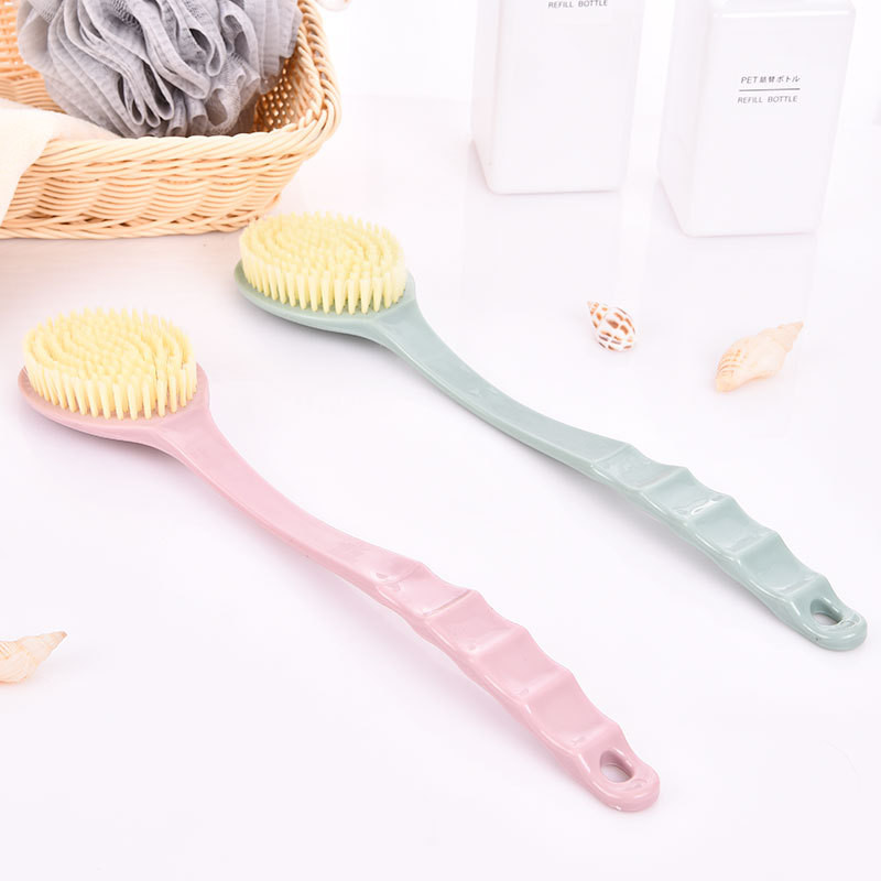 Ķermeņa birste ar garu rokturi Atpakaļ Vanna Dušas Sūklis Skrubis Pīlings skrubis Ādas Masāža Pīlings Vannas istabas komplekts Aksesuāri