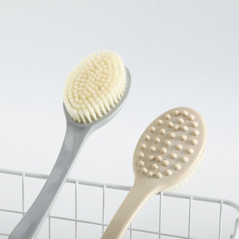 Ķermeņa birste ar garu rokturi Atpakaļ Vanna Dušas Sūklis Skrubis Pīlings skrubis Ādas Masāža Pīlings Vannas istabas komplekts Aksesuāri