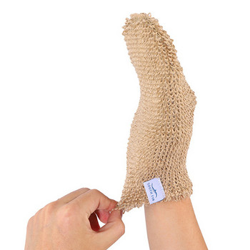 1 бр. Ramie Jute Bath Glove Скраб за тяло Ръкавици за баня Душ Сауна Скрубер Ръкавици