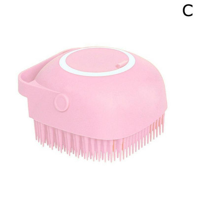 Masāžas muguras skrubis dušas burbuļu netoksiskas birstes vannas birste ar āķi Mīksts silikons bērnu dušas tīrīšanas dubļu netīrumu noņēmējs