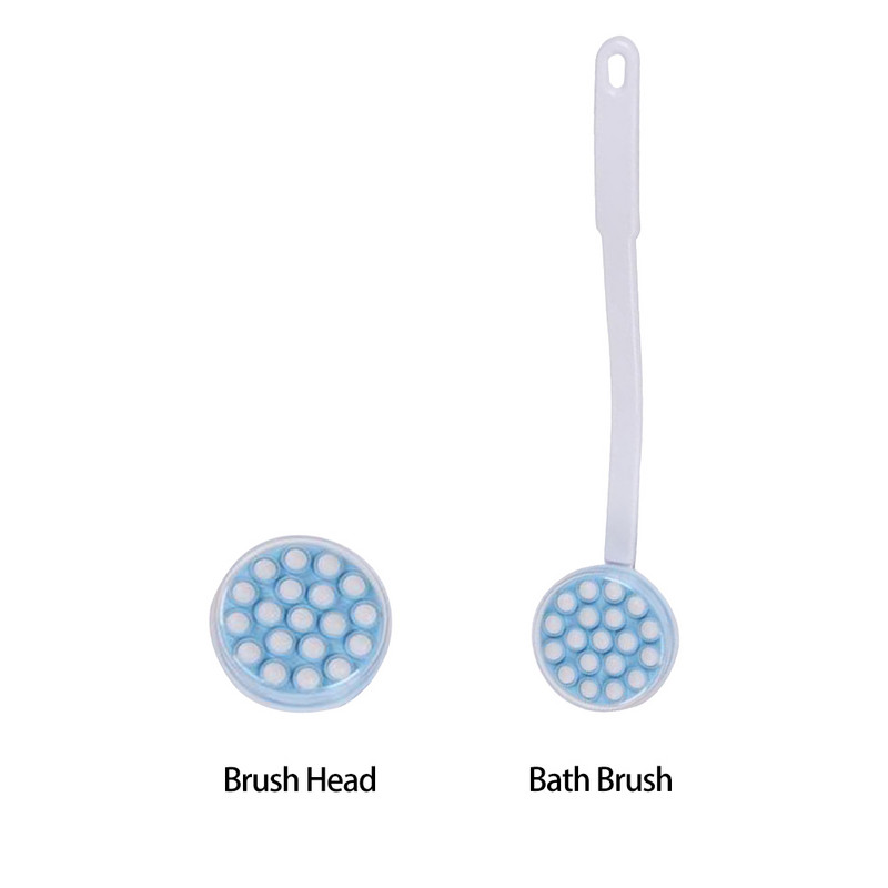 Vannas birstes galviņa ar garu rokturi Pašiedeguma muguras masāžas līdzeklis berzes sauļošanās līdzeklis dušas spa losjons aplikators kāju rezerves daļas