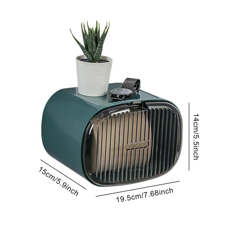 Pie sienas stiprināma vannas istabas audu glabāšanas kaste Bez perforatora tualetes papīra turētāja kaste Universāli ūdensizturīgi rullīšu papīra organizatora plaukti