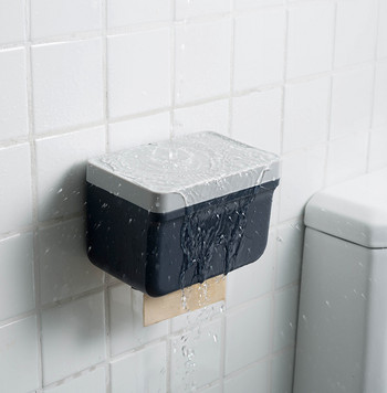 Αδιάβροχη θήκη χαρτιού υγείας για χαρτί υγείας Θήκη για πετσέτες μπάνιου Διανομέας κουτί αποθήκευσης Θήκη ρολού τουαλέτας Επιτοίχια CSV