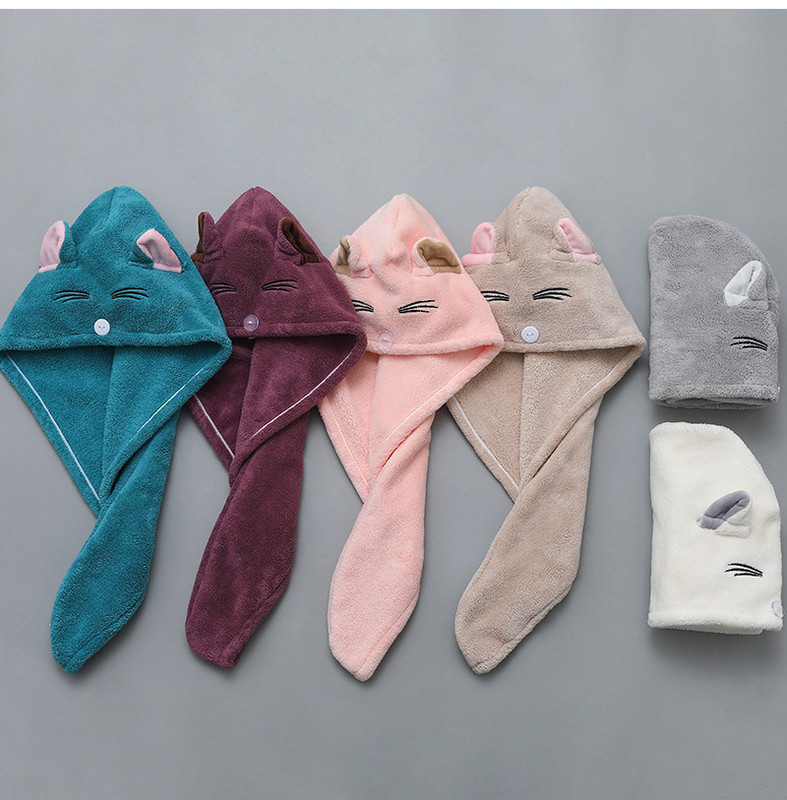 Sieviešu matu žāvēšanas cepure Ātri žūstoši matu dvieļu vāciņš cepure vannas cepure Mikrošķiedras cietā dvieļu vāciņš Super Absorption turbāns matu žāvēšanai