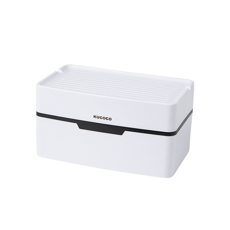 Držač toaletnog papira Stalak za kutiju za toaletni papir bez probijanja Vodootporna kreativna kutija Vodootporan i otporan na vlagu Otvoreni poklopac