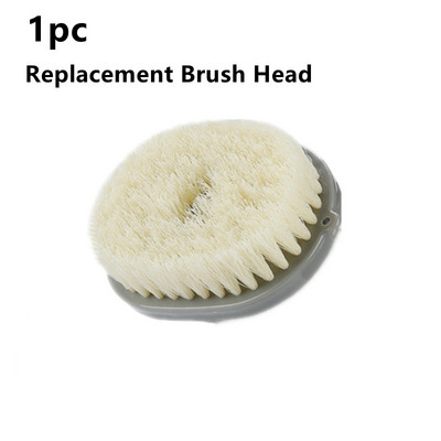 Vannas birste ar garu rokturi Šķidrais ķermeņa pīlinga skruberis Daudzfunkcionāls noņemams sūklis masāžas dušas SPA putu vannas istabas birste