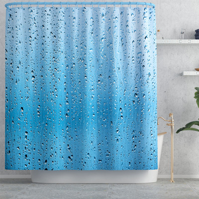 Zeegle neslīdošs vannas paklājiņš un ūdensnecaurlaidīgs dušas Curtian komplekts Blcak 3D drukāšanai vannas istabas paklāja paklājs, absorbējošs pēdu paklājs U-veida paklājs